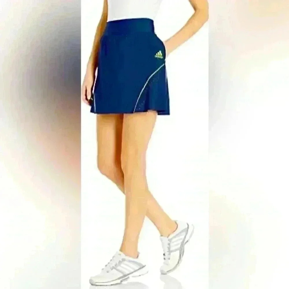 BNWT Adidas Sport Skirt in Navy and Green Size Large